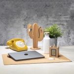 Alfombrilla de sobremesa en corcho de tamaño extra grande Cork color natural tercera vista