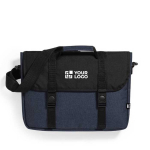 Cartera portadocumentos reciclada y cinta para trolley London RPET vista principal