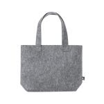 Bolsa de fieltro rPET personalizada resistente 6 kg Felt RPET color gris primera vista
