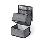 Bolsa nevera publicitaria reciclada con 2 compartimentos Dual RPET cuarta vista