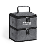 Bolsa nevera publicitaria reciclada con 2 compartimentos Dual RPET vista principal