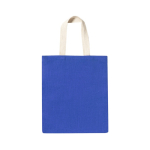 Bolsa de yute personalizada con asas de algodón 240 g/m2 Juco Colors color azul primera vista