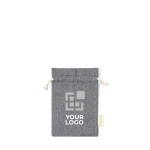 Bolsa de algodón reciclado pequeña con cierre 120 g/m2 Mini Recycled vista principal