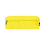 Estuche personalizado hecho con materiales reciclado color amarillo primera vista