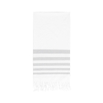 Pareo toalla bicolor de algodón de 180 g/m2 Pareo Windy color gris primera vista