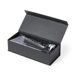 Trofeo de cristal con original diseño y base para eventos Victory color transparente tercera vista