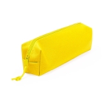 Estuche personalizado sencillo de colores con tirador a juego Classic color amarillo segunda vista