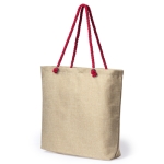 Bolsa de playa a dos colores con asas de hombro reforzadas Handle