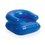 Sillón inflable personalizado de plástico de colores Relax color azul primera vista
