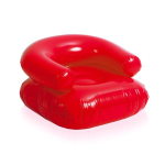 Sillón inflable personalizado de plástico de colores Relax color rojo primera vista