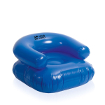 Sillón inflable personalizado de plástico de colores vista principal