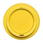 Vaso de plástico con aislamiento 350ml Takeaway agarre Americano color amarillo