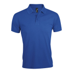 Polos para personalizar poliéster y algodón 200 g/m2 SOL'S Prime Men color azul real tercera vista