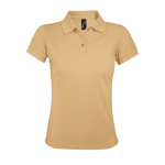 Polo para mujer de poliéster y algodón 200 g/m2 SOL'S Prime color arena segunda vista