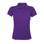 Polo para mujer de poliéster y algodón 200 g/m2 SOL'S Prime color morado segunda vista