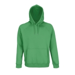 Sudadera unisex en materiales eco con capucha 280 g/m2 Stellar color verde