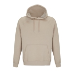 Sudadera unisex en materiales eco con capucha 280 g/m2 Stellar color beige