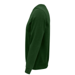 Sudadera con logo unisex de materiales ecológicos 280 g/m2 SOL'S Comet color verde oscuro