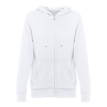 Sudadera para mujer de algodón y poliéster 320 g/m2 THC Amsterdam color blanco