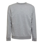 Sudadera en felpa italiana de algodón y poliéster 240 g/m2 THC Colombo color gris jaspeado primera vista
