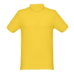 Polos personalizados de algodón en varios colores 240 g/m2 THC Monaco color amarillo