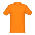 Polos personalizados de algodón en varios colores 240 g/m2 THC Monaco color naranja