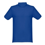 Polos personalizados de algodón en varios colores 240 g/m2 THC Monaco color azul real