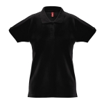 Polo para mujer de algodón en todo tipo de colores 240 g/m2 THC Monaco color negro primera vista