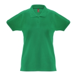 Polo para mujer de algodón en todo tipo de colores 240 g/m2 THC Monaco color verde primera vista