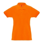 Polo para mujer de algodón en todo tipo de colores 240 g/m2 THC Monaco color naranja primera vista
