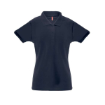 Polo de propaganda para mujer algodón y poliéster 200 g/m2 THC Berlin color azul primera vista