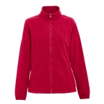 Chaqueta polar con logo a todo color mujer poliéster 300 g/m2 THC Gama color rojo primera vista