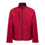 Chaqueta corporativa resistente al agua poliéster 280 g/m2 THC Eanes color rojo primera vista