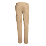 Pantalones publicitarios de trabajo en algodón 240 g/m2 THC Tallinn color marrón claro segunda vista