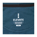 Sudadera de algodón y poliéster con capucha 300 g/m2 Elevate Life color azul cian vista detalle 3