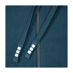 Sudadera de algodón y poliéster con capucha 300 g/m2 Elevate Life color azul cian segunda vista