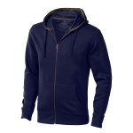 Sudadera de algodón y poliéster con capucha 300 g/m2 Elevate Life color azul marino