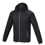 Chaqueta impermeable nylon 280T y poliéster 60 g/m2 Elevate Essentials color negro