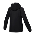 Chaqueta impermeable mujer nylon, poliéster 60 g/m2 Elevate Essentials color negro tercera vista trasera