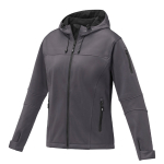 Chaqueta publicidad impermeable mujer poliéster 360 g/m2 Elevate Life color gris oscuro