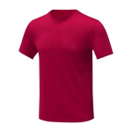 Camiseta con logo bordado de poliéster 105 g/m2 Elevate Essentials color rojo