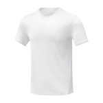 Camiseta con logo bordado de poliéster 105 g/m2 Elevate Essentials color blanco