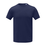 Camiseta con logo bordado de poliéster 105 g/m2 Elevate Essentials color azul marino