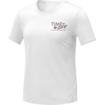 Camiseta técnica de malla poliéster mujer 105 g/m2 Elevate Essentials color blanco vista impresión serigrafía