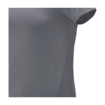 Camiseta técnica de malla poliéster mujer 105 g/m2 Elevate Essentials color gris oscuro vista detalle 1