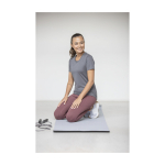 Camiseta técnica de malla poliéster mujer 105 g/m2 Elevate Essentials color gris oscuro imagen de estilo de vida