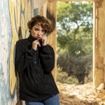 Chaqueta corporativa polar de plástico reciclado 280 g/m2 MKT Diston vista de ambiente