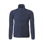 Chaqueta impermeable y transpirable reciclada RPET 300 g/m2 MKT Scola color azul marino primera vista