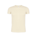 Camiseta serigrafiada económica de algodóon 150 g/m2 Fruit of the Loom color natural primera vista