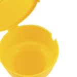 Cenicero de playa personalizable con pincho para la arena Clean color amarillo segunda vista